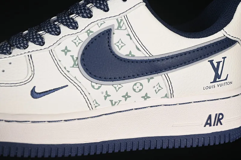 All categories Nk Air Force 1 Air Force series Nk Air Force 1 Low Air Force low top Nike Air Force 1'07 Low LV co-branded dark blue classic presbyopia Air Force 1 low top casual sneakers HH7518-078